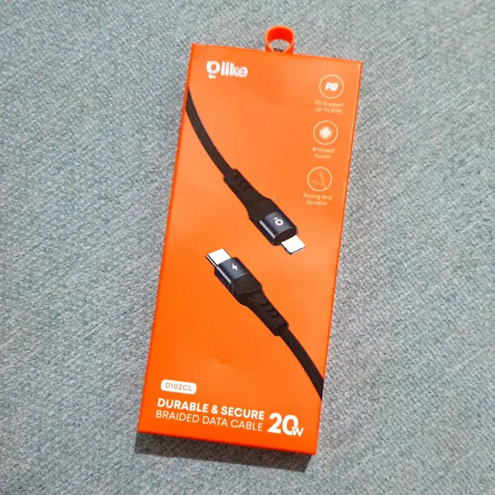 Olike D102CL USB-C to Lightning Braided Kabel Data Cable iPhone iPad