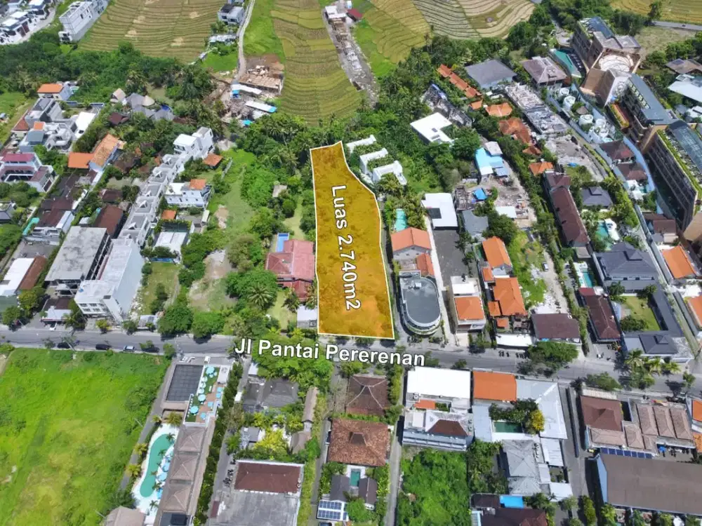 Tanah Lokasi Jalan Utama Pererenan – Jalan Kaki ke Pantai