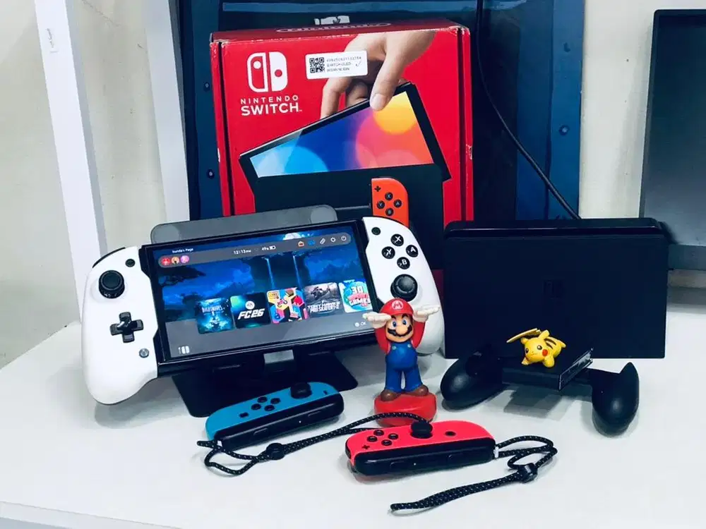 Nintendo Switch OLED Neon 512GB Fullgame