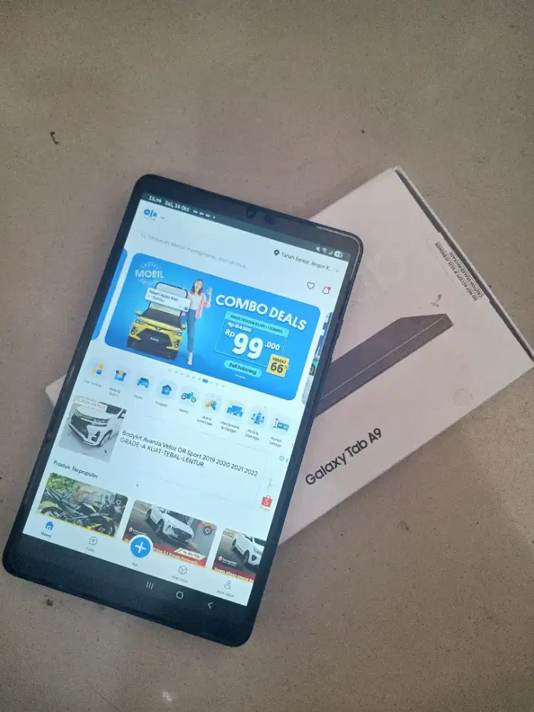 Tablet samsung a9 lte 4/64gb garansi panjang