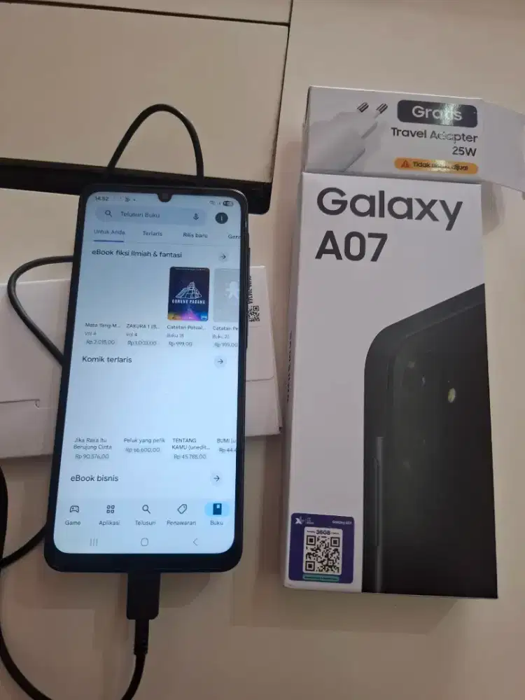 Samsung galaxy A07 black