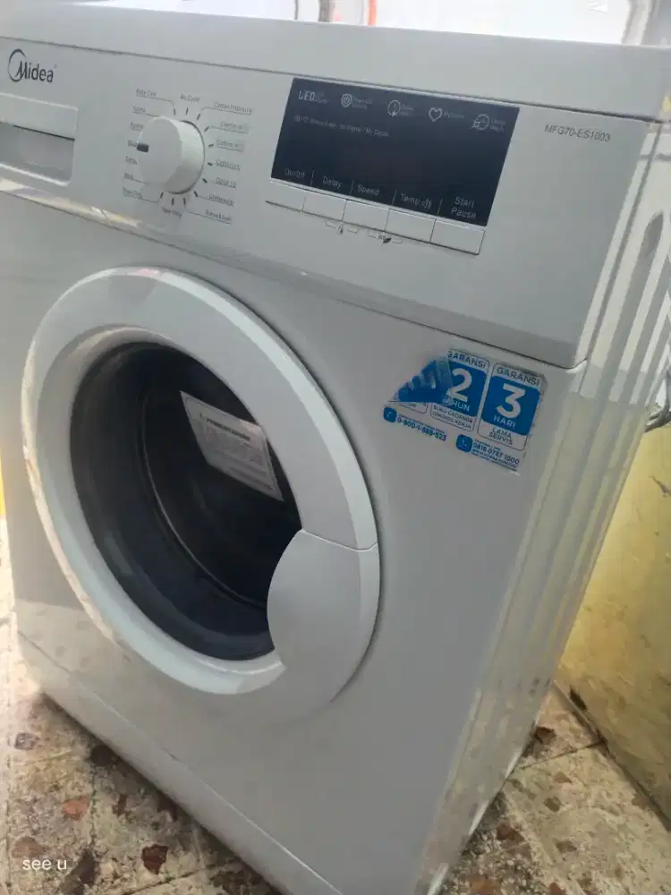 Mesin cuci Midea front loading otomatis