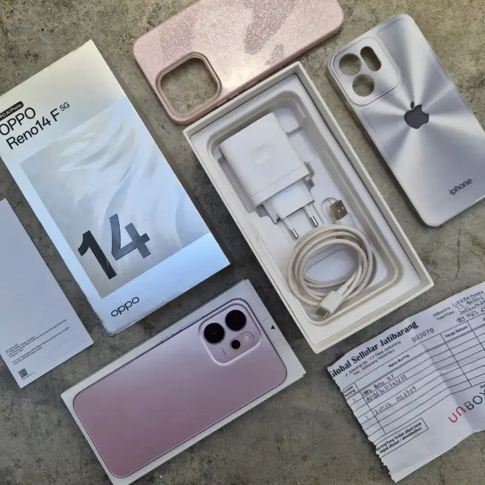 Oppo Reno 14F 5G - 8 256Gb | Bekas | Second | 2nd