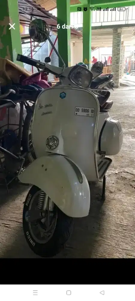 vespa sprint latin 72 plat DD