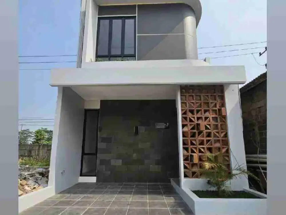 BANGUNAN FULL BATA MERAH. RUMAH BALI MODERN. DP 0% LANGSUNG AKAD. FREE BIAYA2