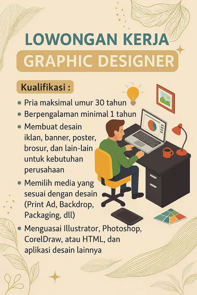 LOWONGAN DESIGN GRAFIS