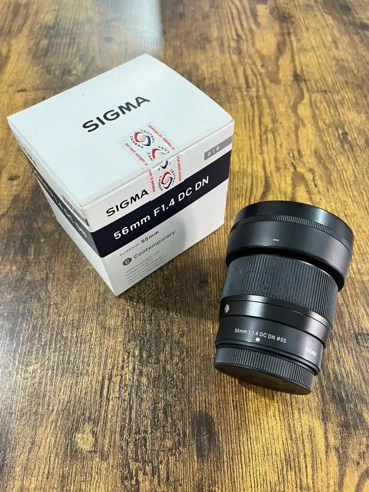 Sigma 56mm f1.4 for Fujifilm lengkap box