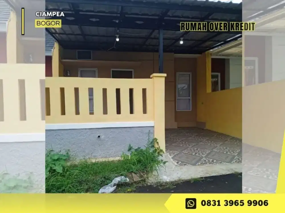 Jual Over Kredit rmh 48JT dkt Kampus IPB di Ciampea Ilir bogor