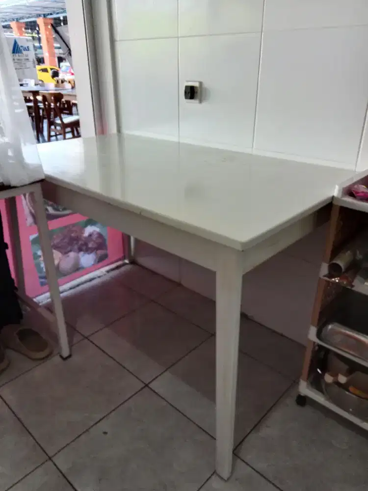 Meja makan, meja kerja, meja kayu besar