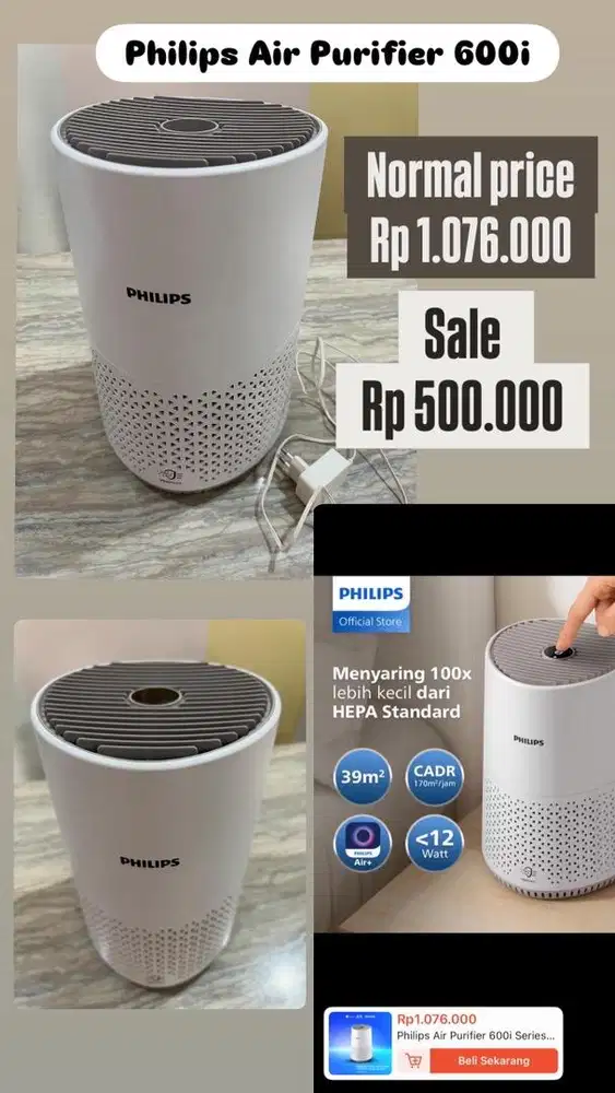 Dijual Philips Air purifier 600i