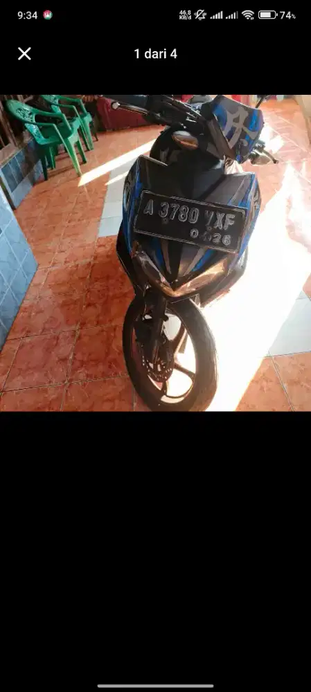 Jual motor murah BU Aerox 125 2016
