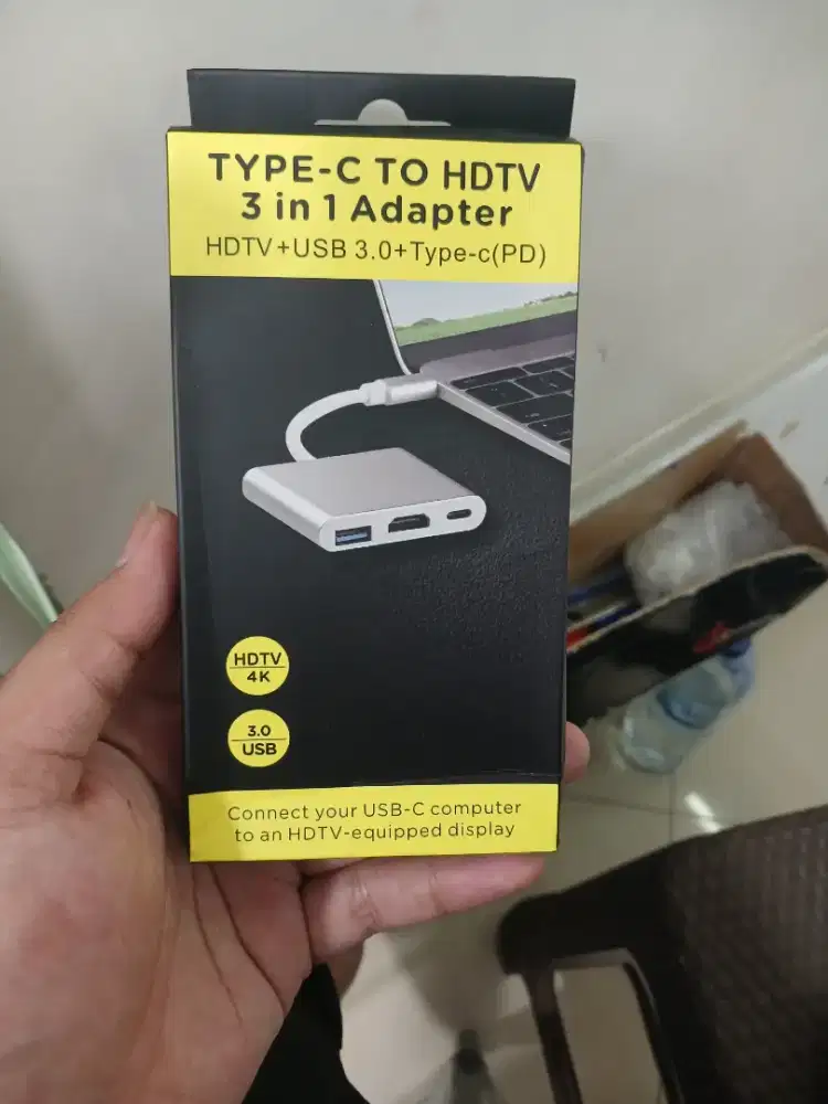 Converter Type C to HDMI HDTV USB