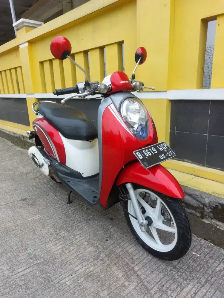 Scoopy 2012 karbu merah pajak hidup