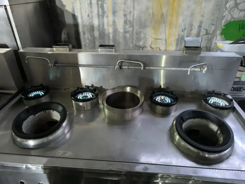 Double kwalirange blower ringsoup with kompor low pressure 5 burner