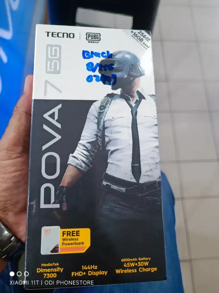 Hp baru segel garansi resmi pova 7 5g 16/256 gb