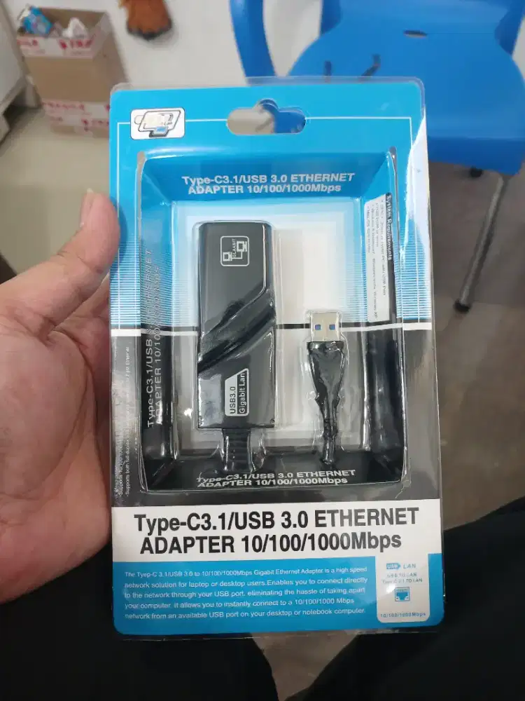 Converter USB 3.0 & Type C to LAN Ethernet