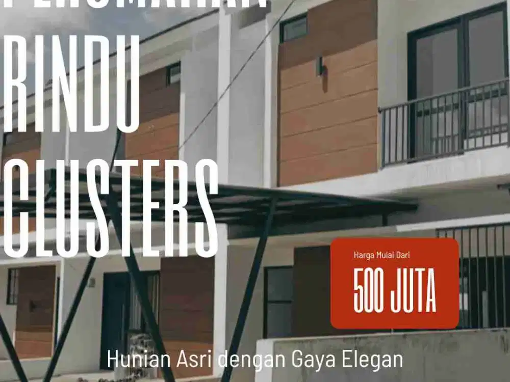 Rumah 2 Lantai , tanpa Dp lokasi strategis