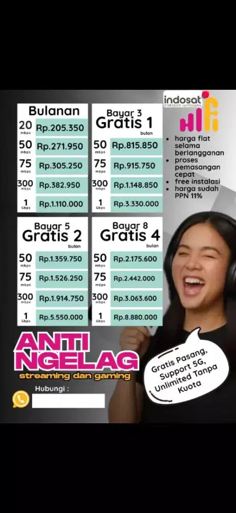 Wifi murah 205.000