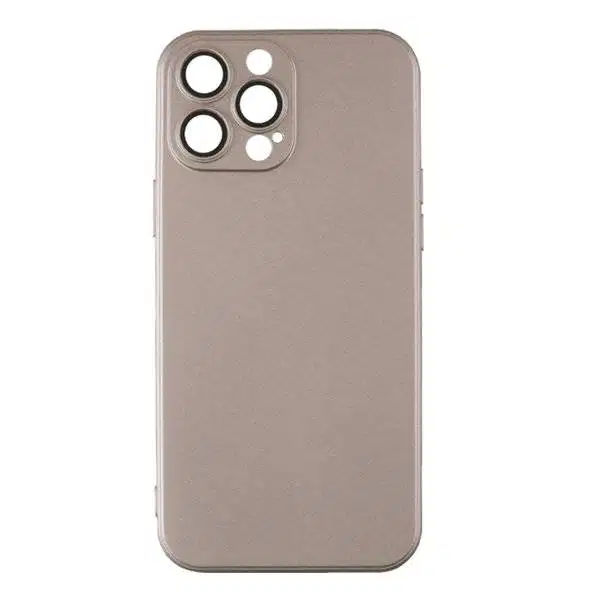 Softcase Metal With Camera Lens iPhone 13 Pro Max