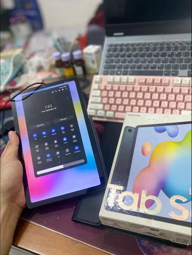 Dijual Cepat BU Samsung Galaxy Tab S6 Lite 10.4” RAM 4/128GB – Mulus