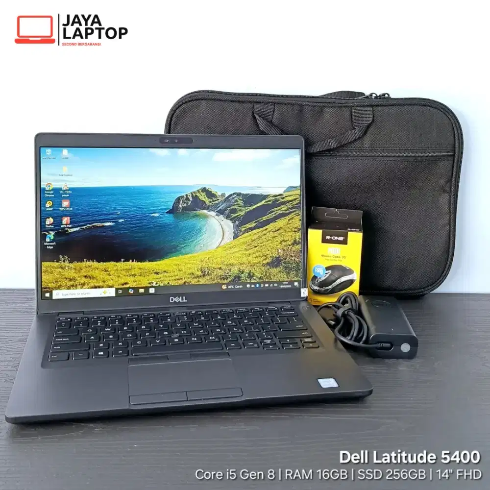 Dell Latitude 5400 Core i5 G8 RAM 16GB SSD 256GB Laptop Second Bekas