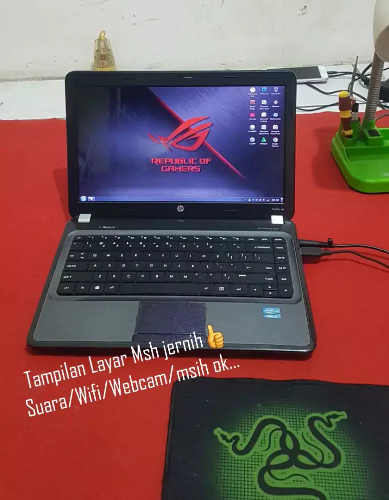 Laptop Hp Pavilion G4 Ram 4gb Ddr3 Siap Buat Skolah & Tugas