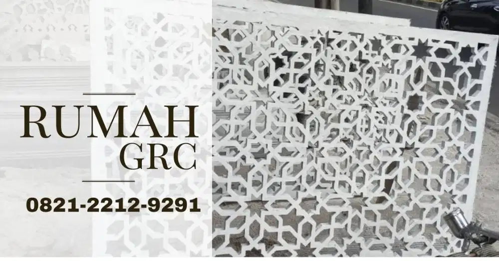 Pesan GRC Krawangan rumah dengan Ukiran Detail & Halus