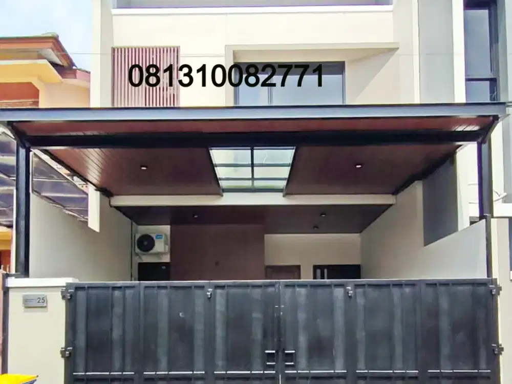 Rumah Baru Design Modern Natural Di Rawamangun Jakarta Timur