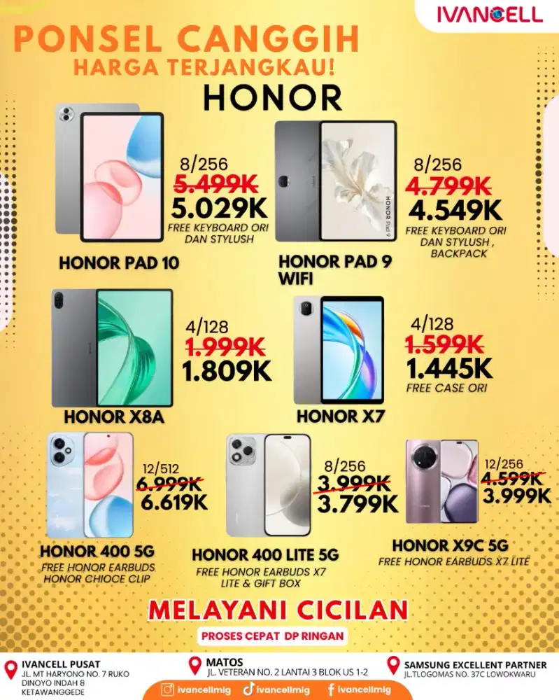 HONOR X9C 5G 12/256 FREE TWS ORIII