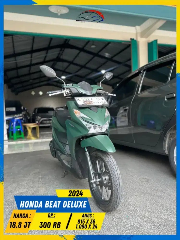 HONDA BEAT DELUXE 2024 KEYLESS BOLOH HIKMAH MOTOR KEPUH MALANG