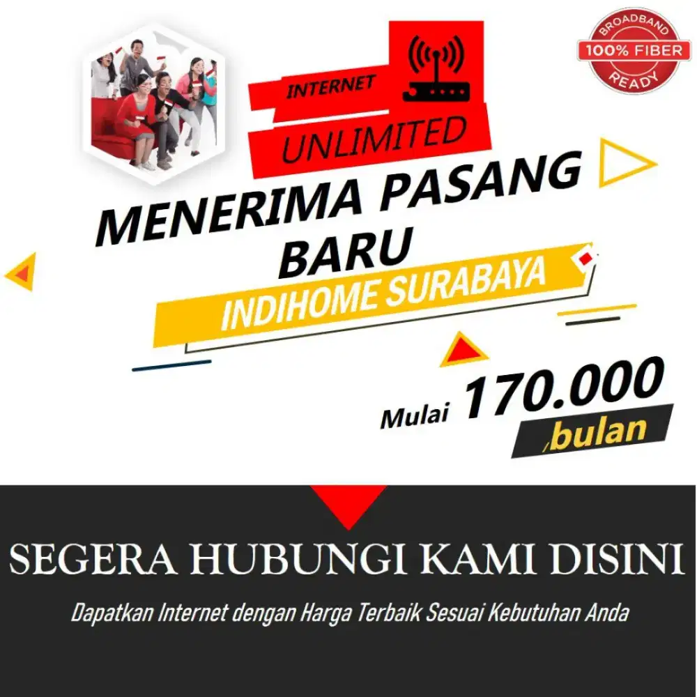 Pasang Indihome Surabaya Mudah dan Cepat