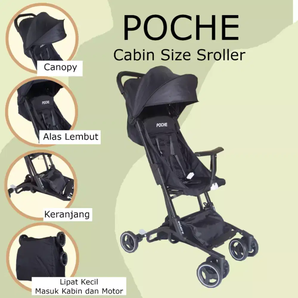 Stroller Pokit eclaire potcha
