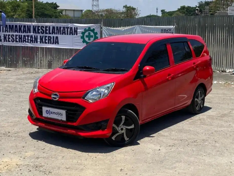 DP Minim Daihatsu Sigra 1.2 X Bensin-AT 2016 Merah SLW