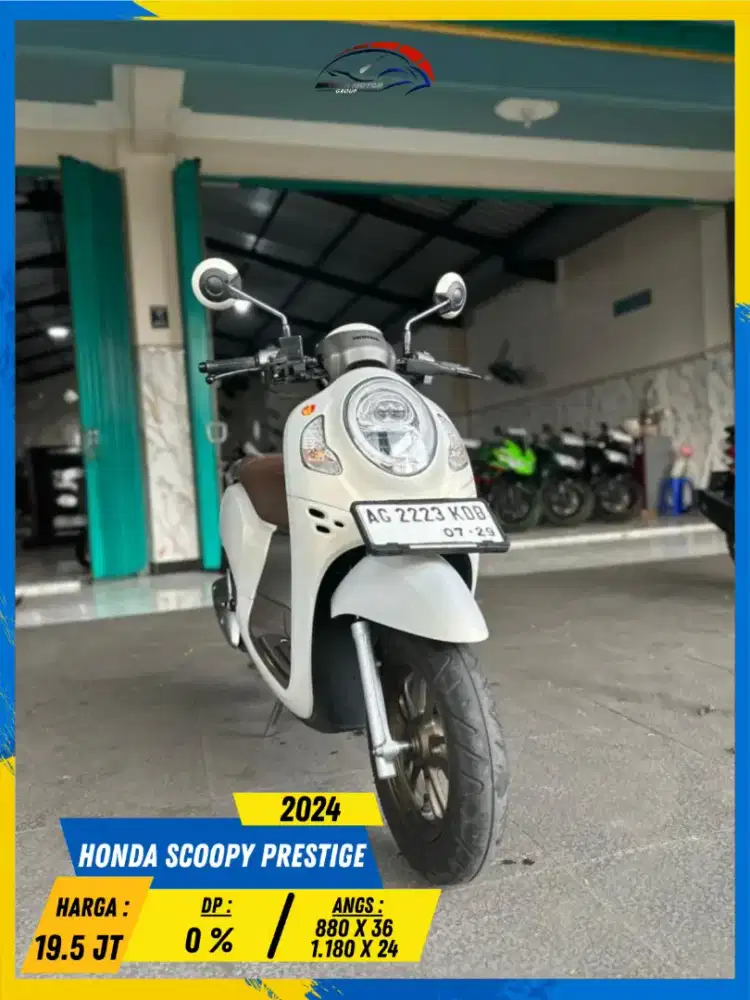 HONDA SCOOPY PRESTIGE 2024 PLAT AG GASS LURR HIKMAH MOTOR KEPUH MALANG