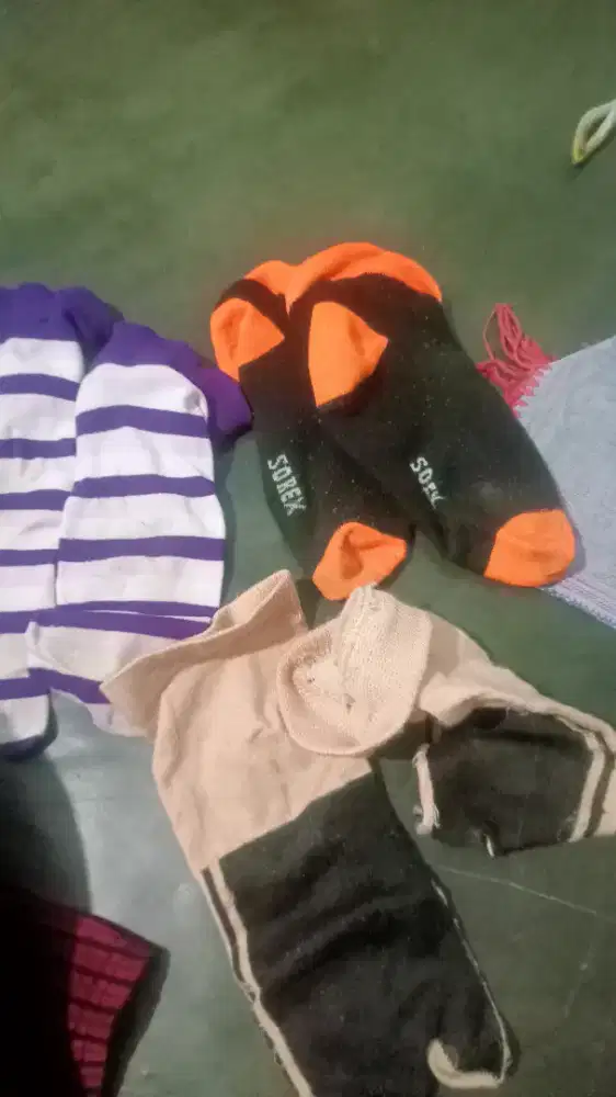 Kaos kaki bekas pribadi wanita