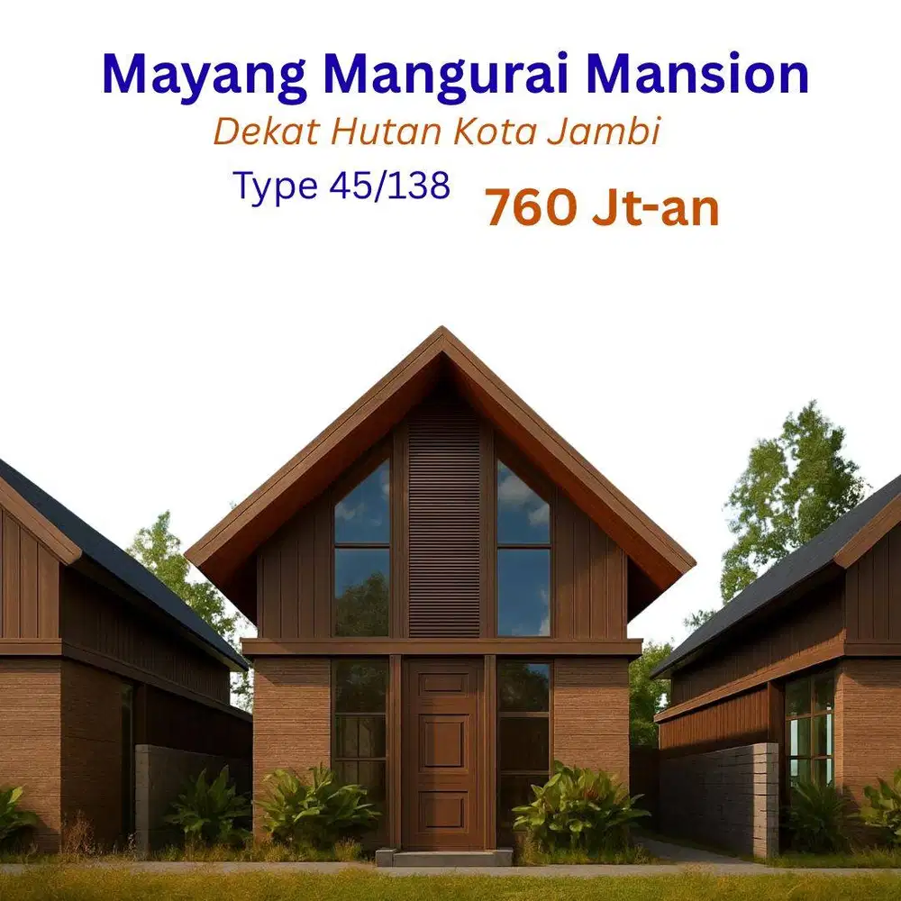 Villa Dekat Hutan Kota Jambi