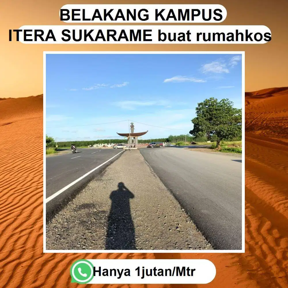 TANAH DEKAT 2 KAMPUS BESAR COCOK UNTUK BANGUN KOSAN MAHASISWA