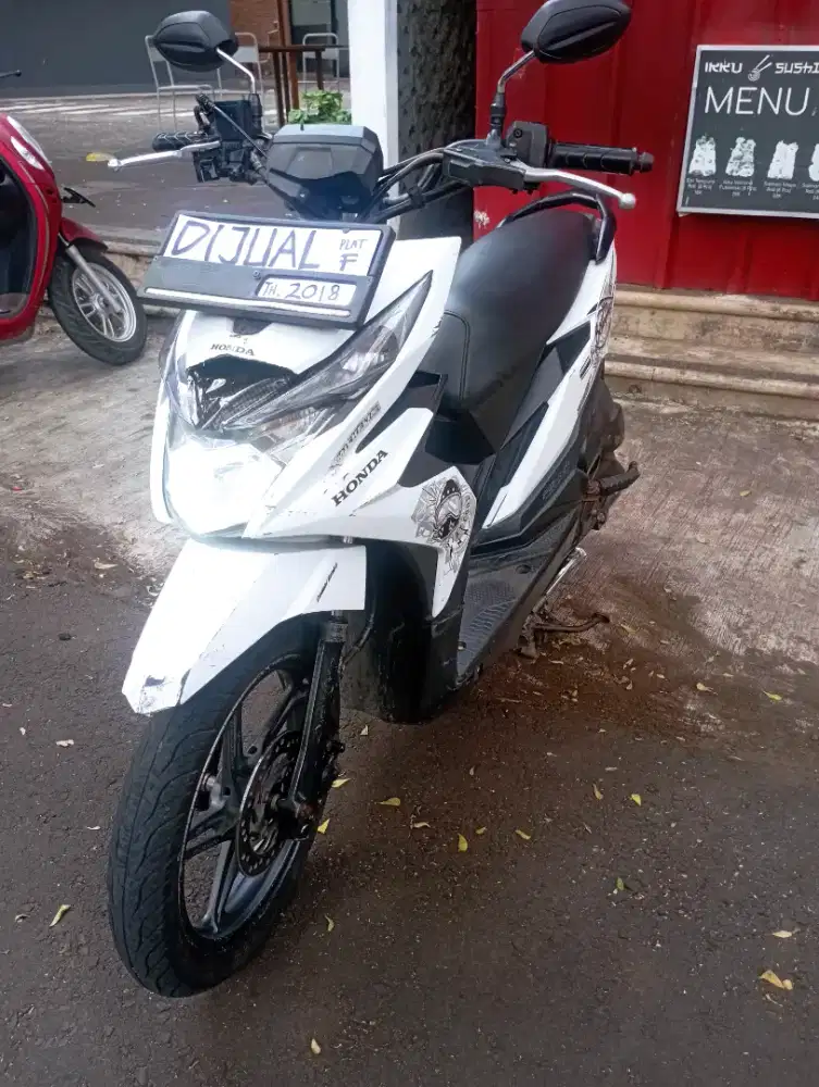 HondA BEAT Street 2018 putih(surat lengkap)