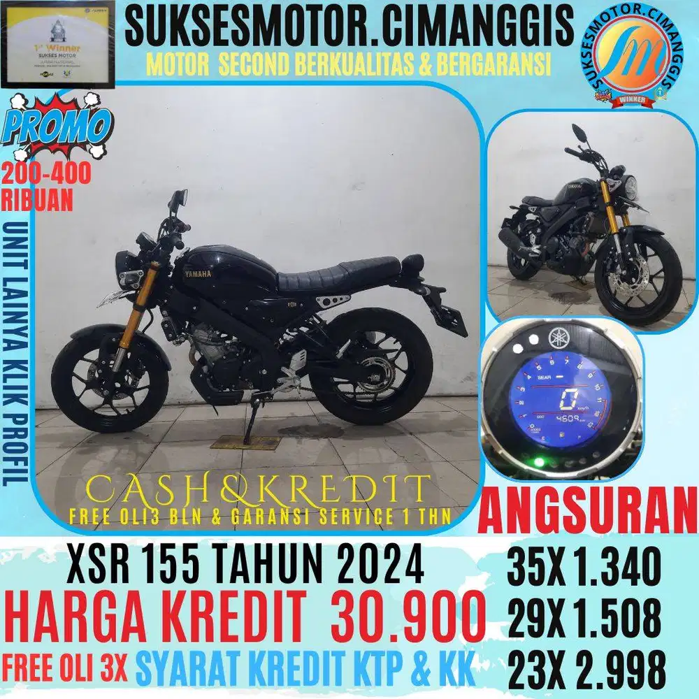 XSR 155 TERMURAH CASH/KREDIT BISA KLIK PROFIL PROMO UNIT LAINYA