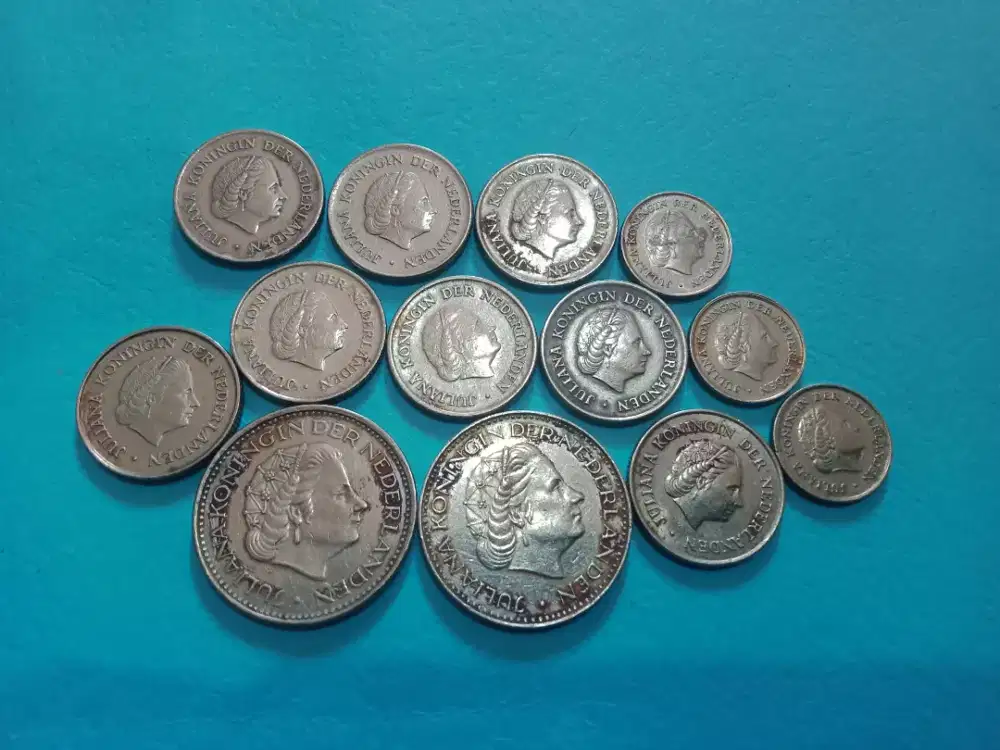 Uang Koin antik, Ratu Juliana (borongan)