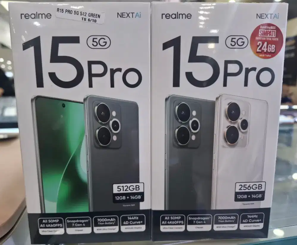 Kredit Hp Realme 15 Pro 256Gb/512Gb Free PowerBank & Holder