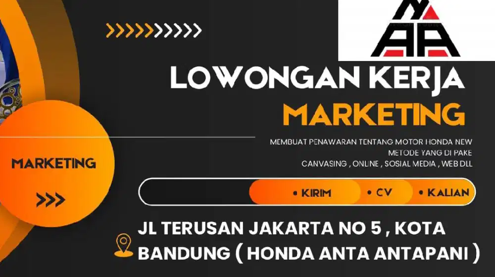 LOWONGAN PEKERJAAN MARKETING