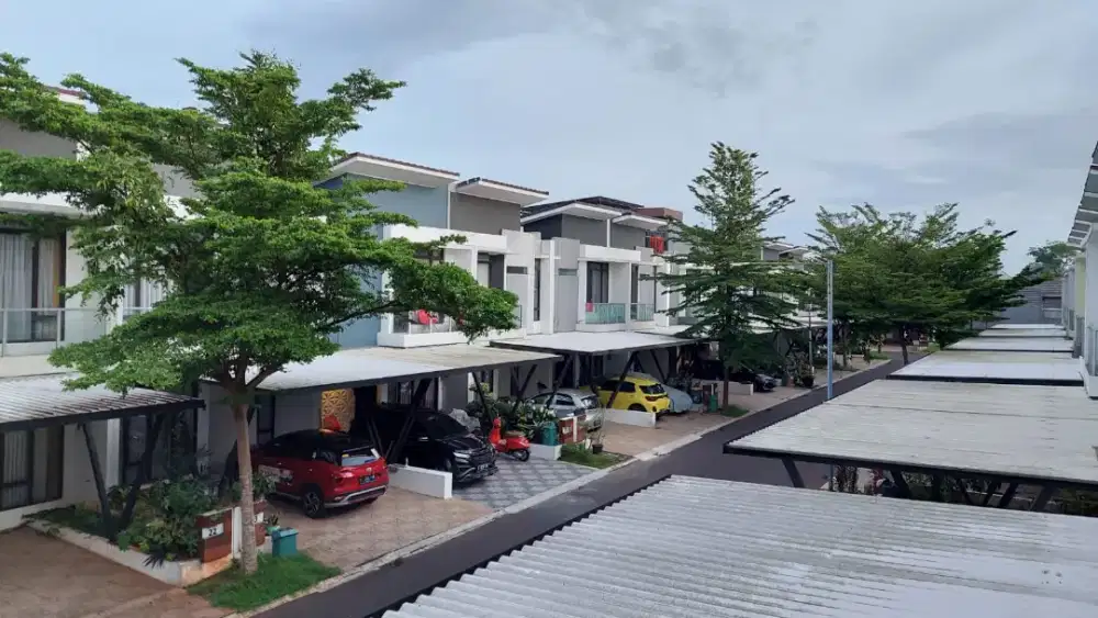 Rumah furnish siap huni Metland Transyogi dalam cluster