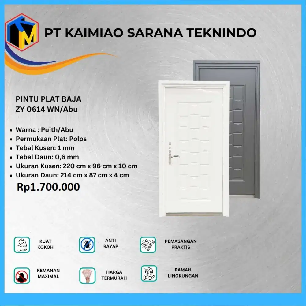 PINTU PLAT BAJA MEWAH & KUAT