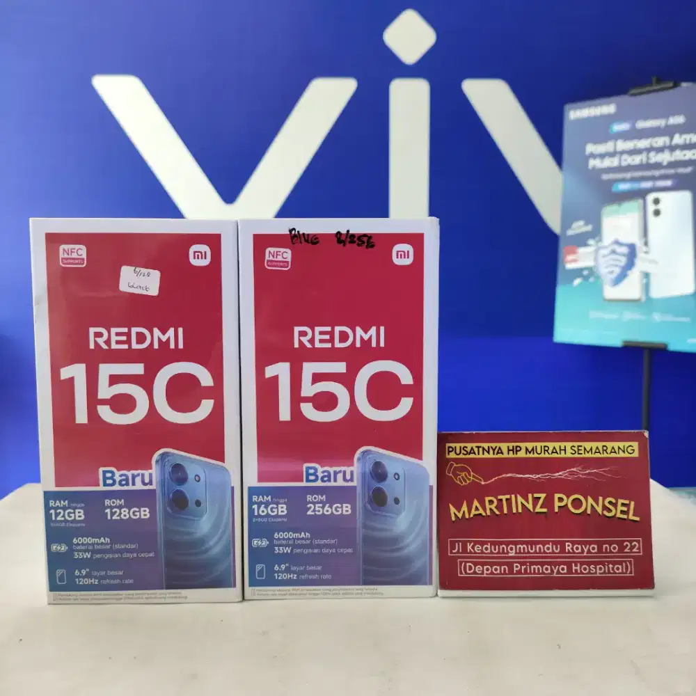 REDMI 15 C 6/128 , 8/256 GB NEW