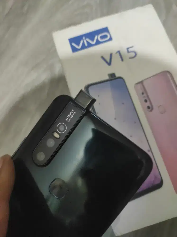 Jual BU HP RAM 8/256 GB Second Murah VIVO V15 No Minus Mulus Like New
