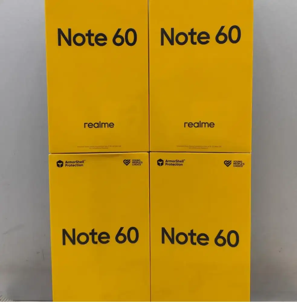 Murah hp Realme Note 60 6/128 grs resmi, BS TT