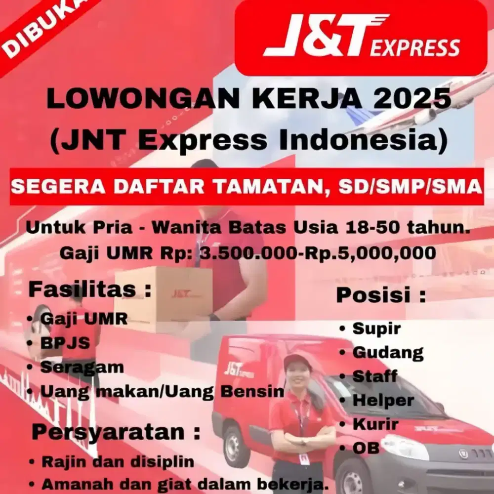 LOWONGAN KERJA JNT
