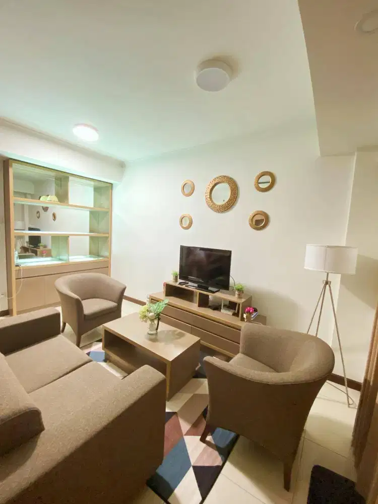 JUAL SEWA WATERPLACE APARTEMEN 3BR FULL FURNISHED CANTIK HOMY 85m2