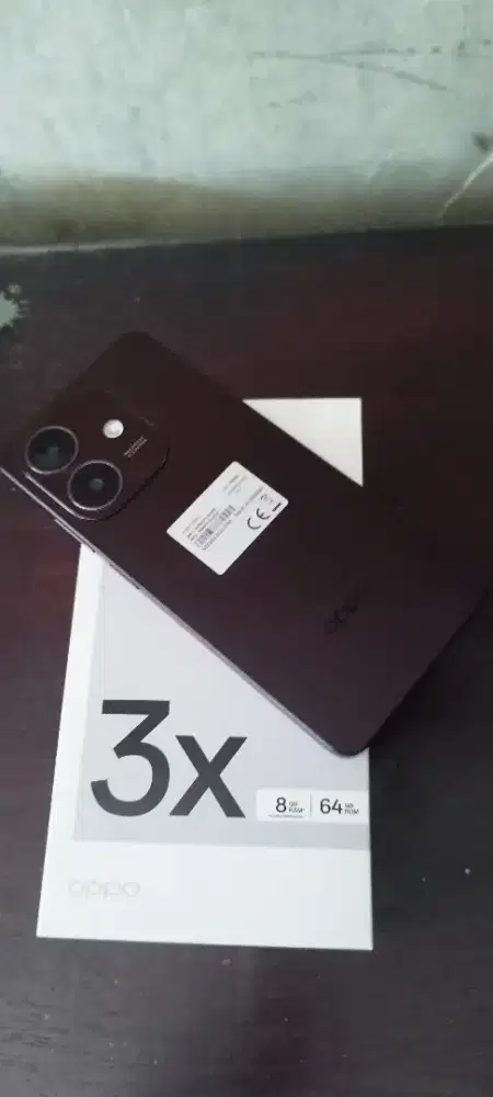 oppo A3x 8/64gb fullset originalan garansi 5 bulan lagi